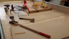 Erste 3 Platten geklebt 2