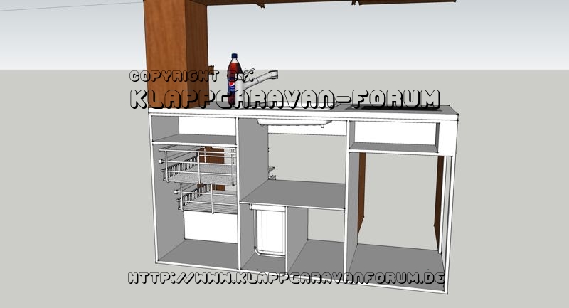 Papillon - Küchenblock