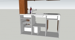 Papillon - Küchenblock