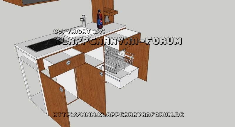 Papillon - Küchenblock