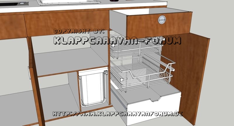 Papillon - Küchenblock