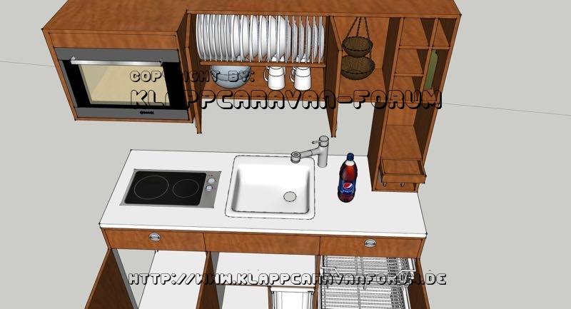 Papillon - Küchenblock