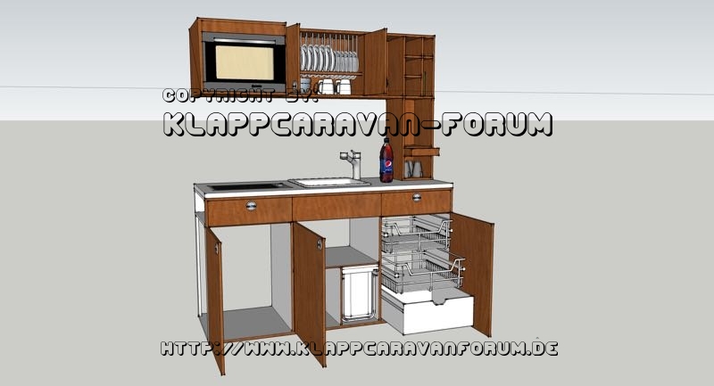 Papillon - Küchenblock