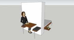 Papillon - Bettschrank