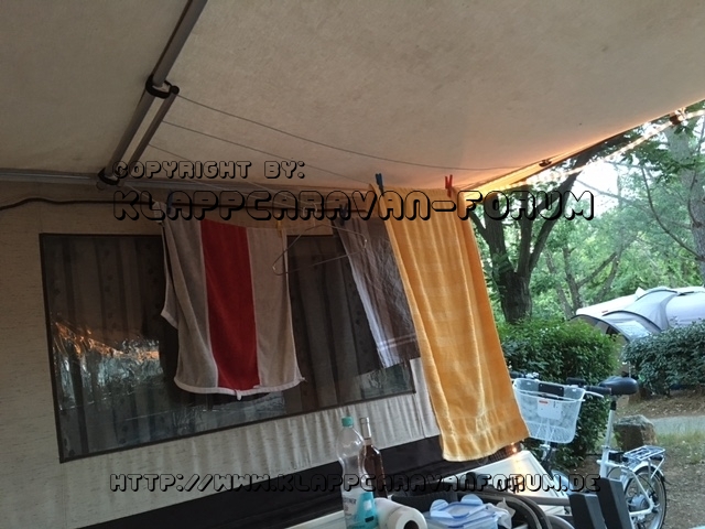 D.I.Y - Wäschespinne passt auch am Safir