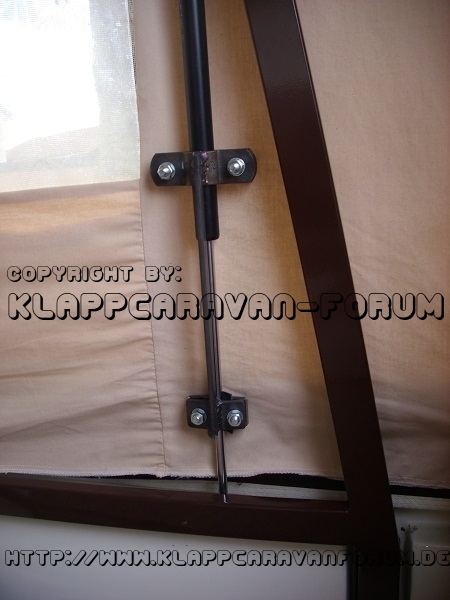 Gasfeder Spannvorrichtung