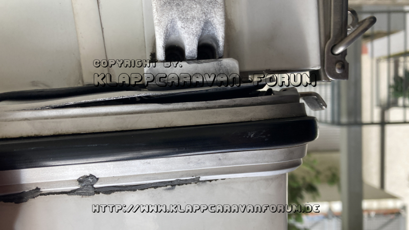 Aluprofil Dach rechts