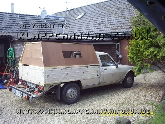Klappaufbau Peugeot Pickup