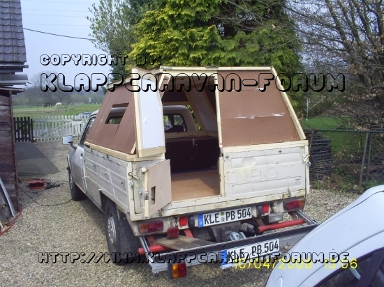 Klappaufbau Peugeot Pickup