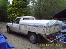 Verpackter Klappaufbau beim Pickklapp