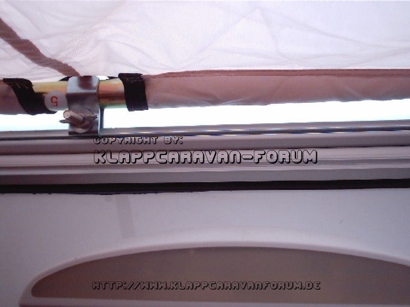 Busvorzelt, Originalbefestigung