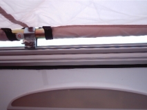 Busvorzelt, Originalbefestigung