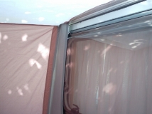 Busvorzelt - Schleuse Umbau