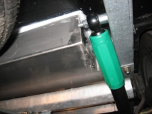 Unterbodenwanne - Vorderteil abgedichtet mit Wagen