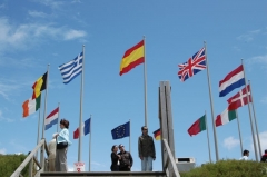 Mimizan Plage - Flaggenparade