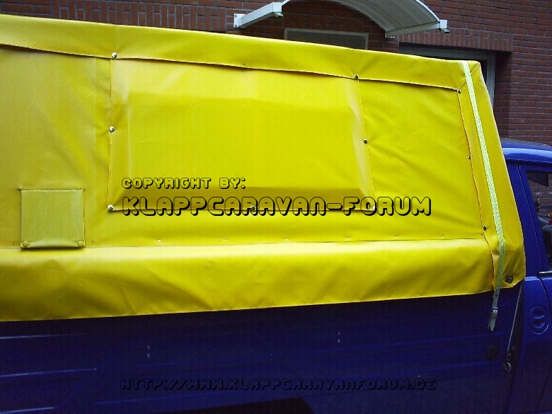 Pickklapp, weg von der 