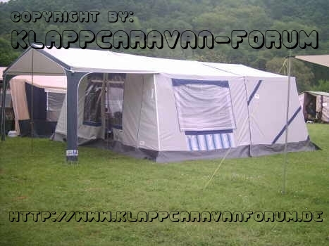 Camptourist CT9 - Mit Vorzelt und Sonnensegel