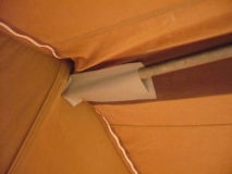 Taschen für Vorzeltstangen beim CombiCamp 3