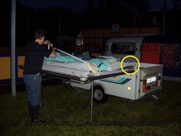 Problemstelle beim Einklappen