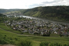 Blick auf Alken von Burg Thurant aus - Alken an der Mosel