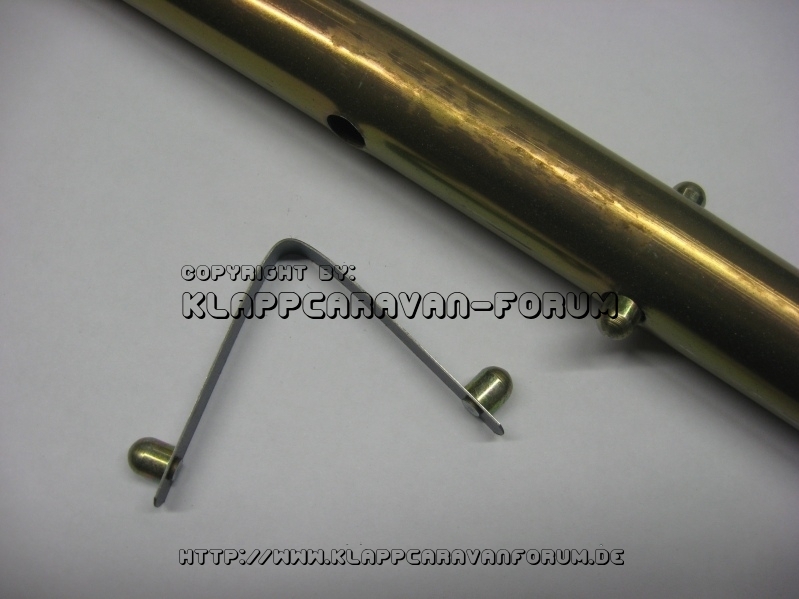 Doppel-Arretierungsfeder für Zeltgestänge - (Trigano)