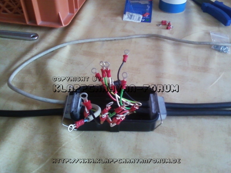 Anhänger neuer Kabelbaum