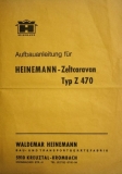 Heinemann Z 470 Aufbauanleitung Seite 1