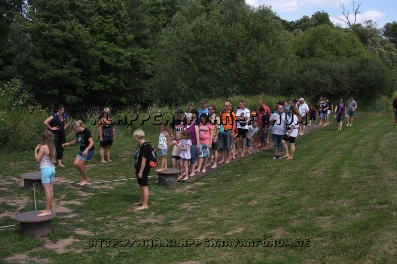 Nahe am Sommer 2011 - Monzingen - Barfußpfad Bad Sobernheim - Seiltanz - 2