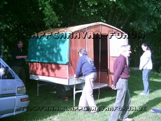 Aufbau Scholz Brüderchen - Nun kann es nicht mehr reinregnen