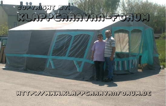 Camptourist CT7 mit Vorzeltverlängerung