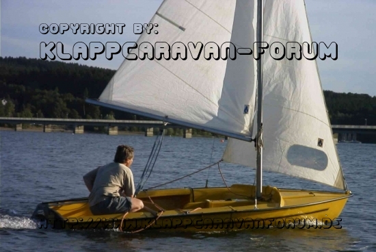 Segelboot im Einsatz