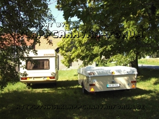 Rapido (aufgeklappt) neben Esterel (geschlossen).